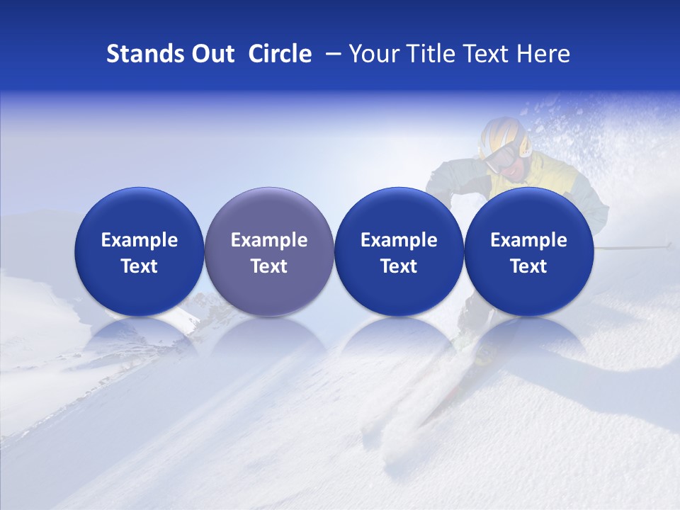 Cold Jacket Snow PowerPoint Template