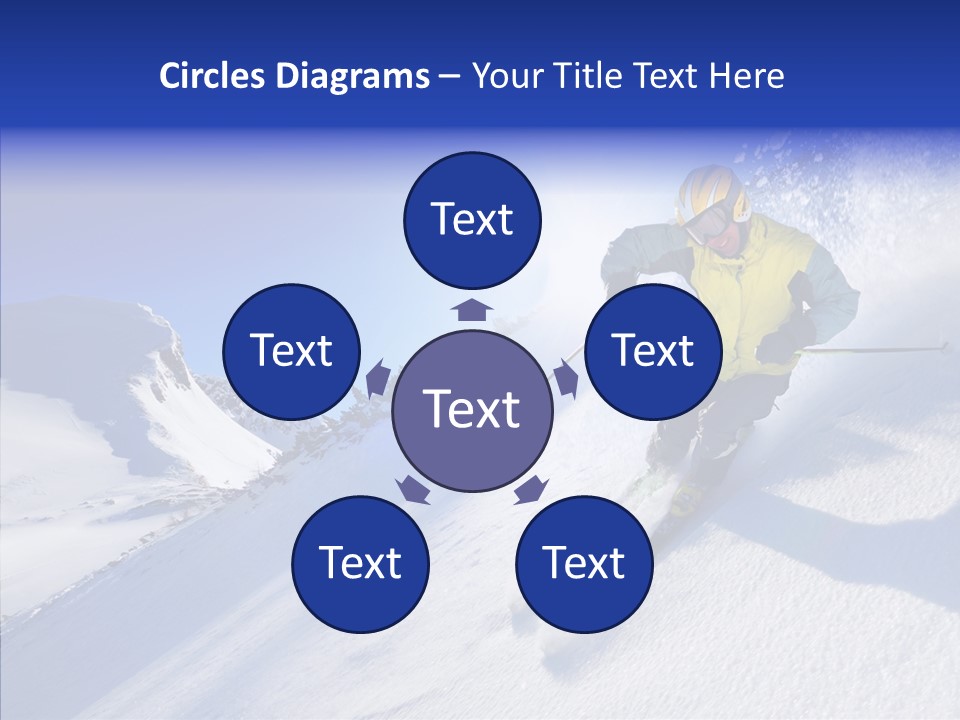 Cold Jacket Snow PowerPoint Template