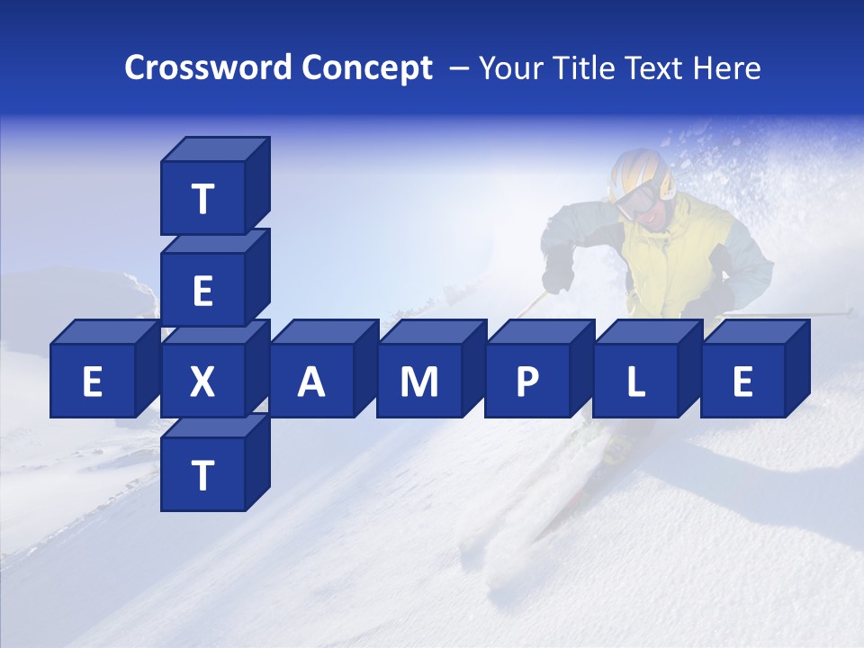 Cold Jacket Snow PowerPoint Template