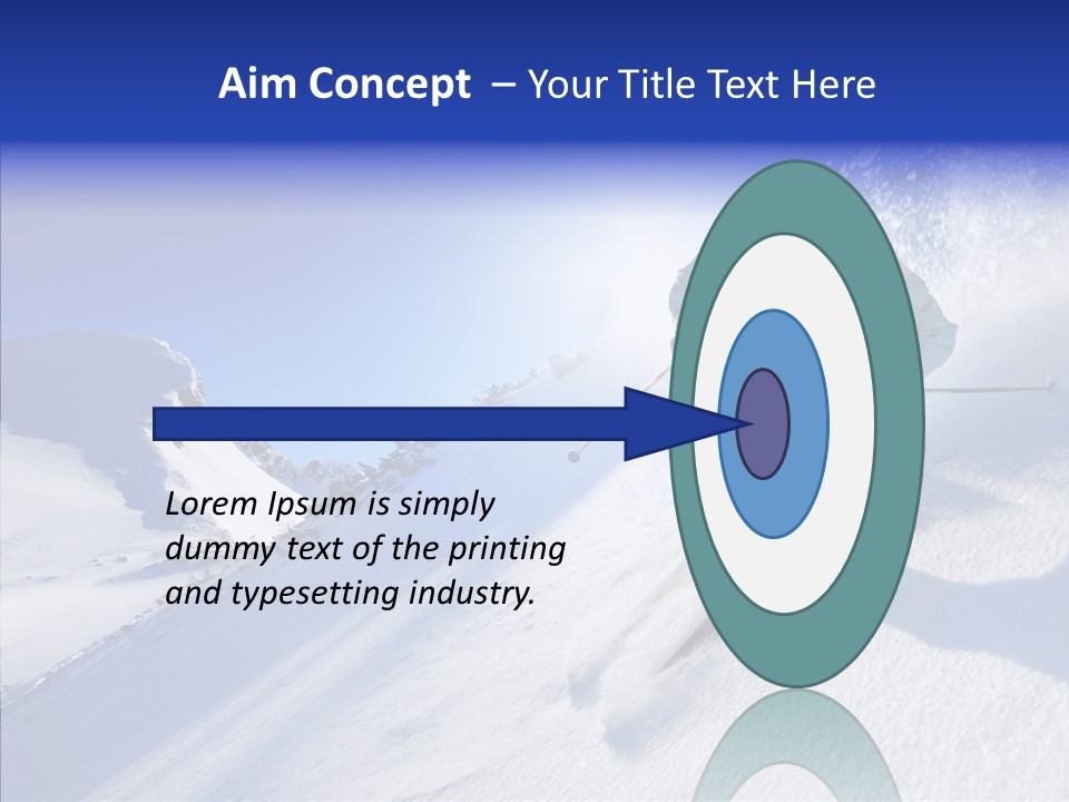 Cold Jacket Snow PowerPoint Template