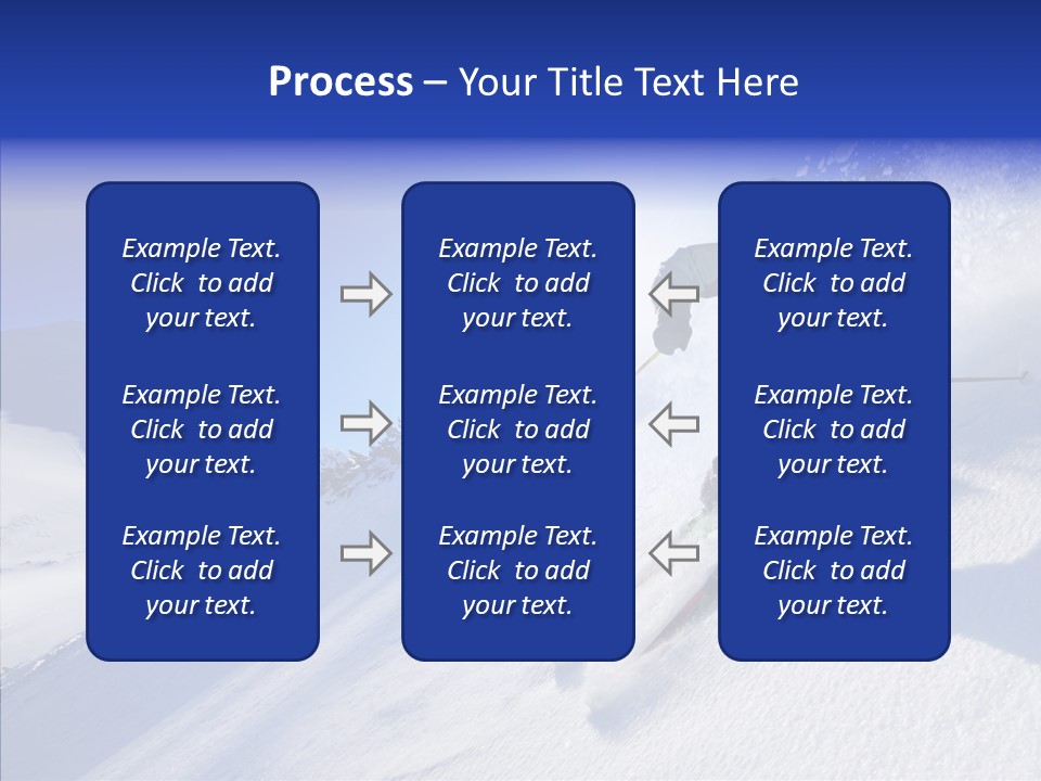 Cold Jacket Snow PowerPoint Template