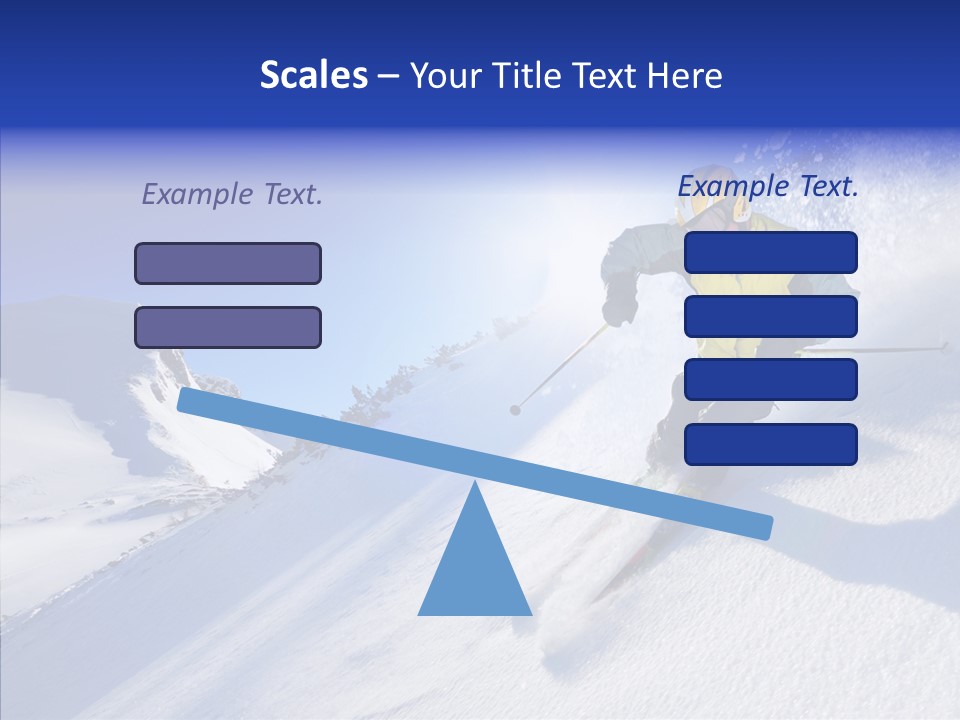 Cold Jacket Snow PowerPoint Template