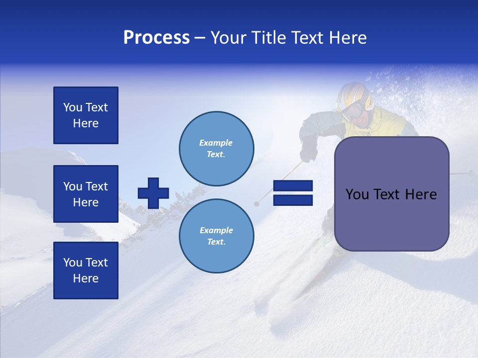 Cold Jacket Snow PowerPoint Template