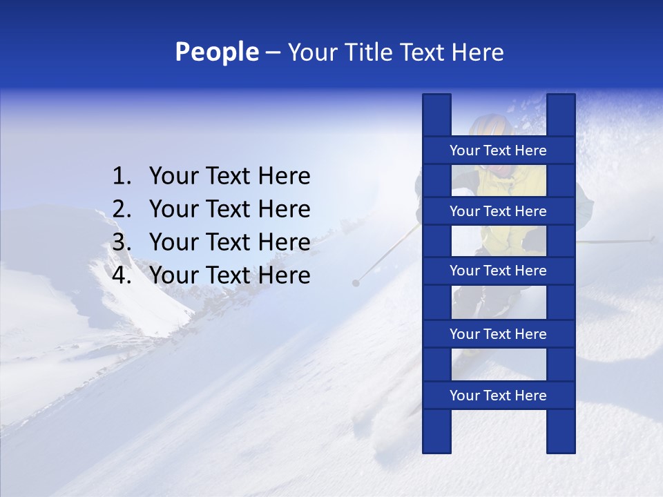 Cold Jacket Snow PowerPoint Template