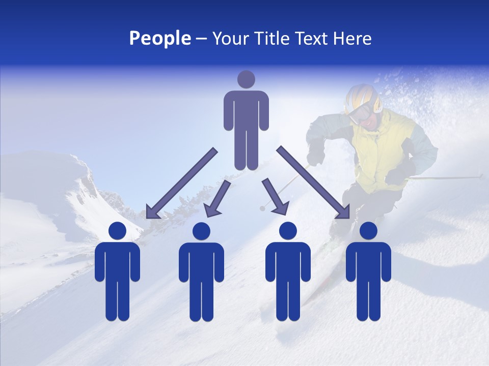 Cold Jacket Snow PowerPoint Template
