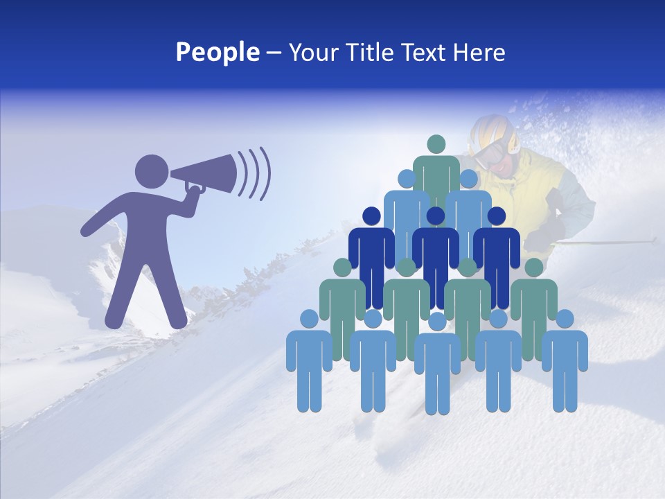 Cold Jacket Snow PowerPoint Template