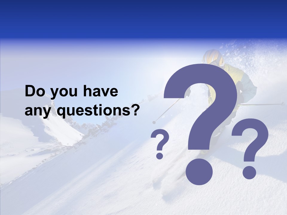 Cold Jacket Snow PowerPoint Template