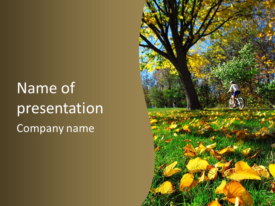 Active Sunlight Cover PowerPoint Template