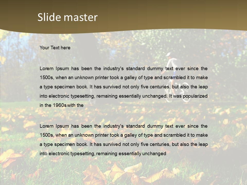 Active Sunlight Cover PowerPoint Template