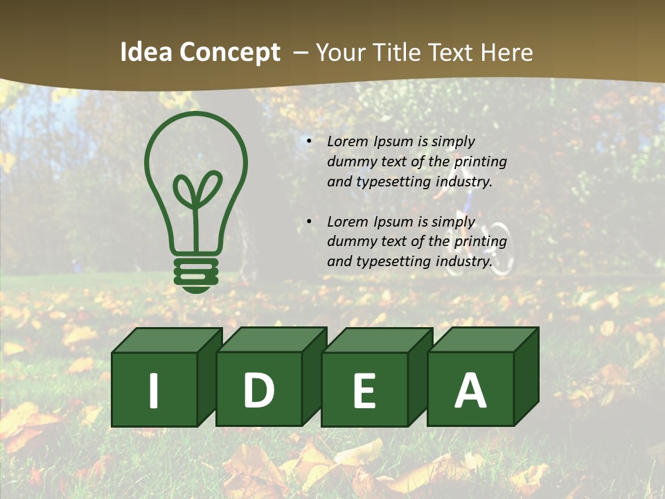 Active Sunlight Cover PowerPoint Template