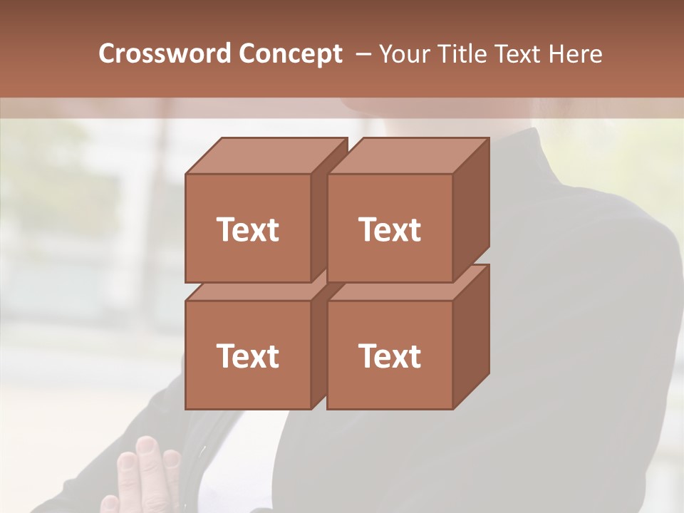 Beautiful Stern Young PowerPoint Template