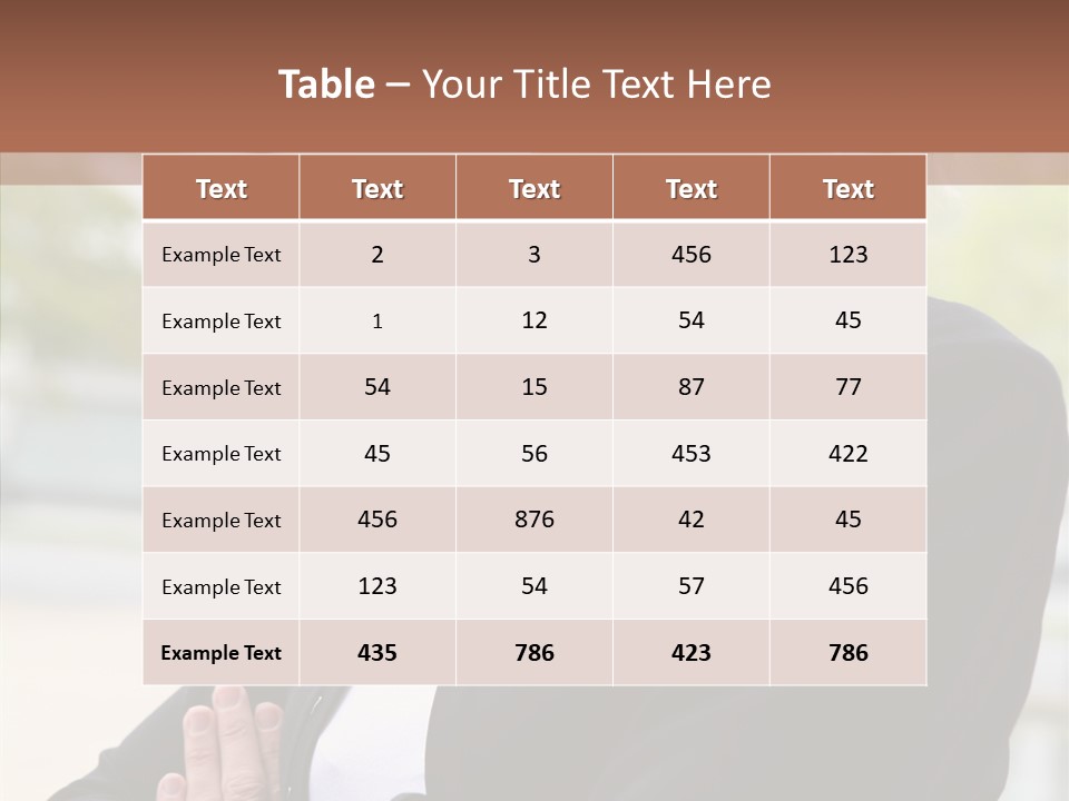 Beautiful Stern Young PowerPoint Template