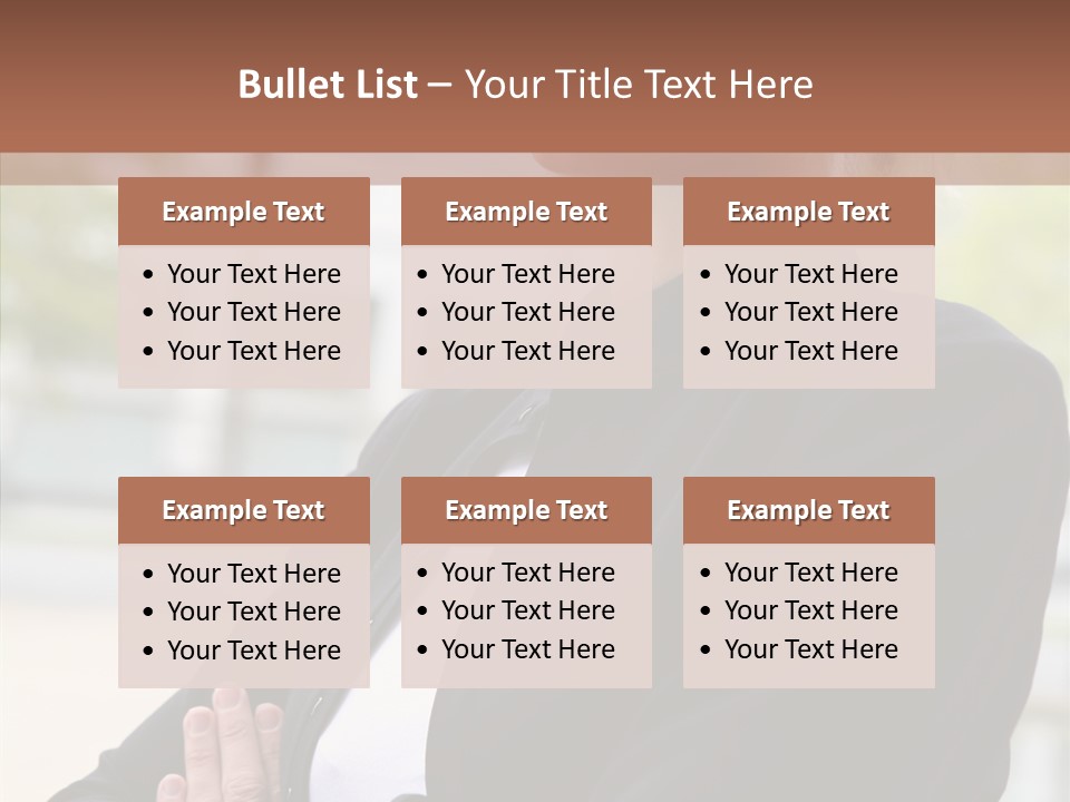 Beautiful Stern Young PowerPoint Template