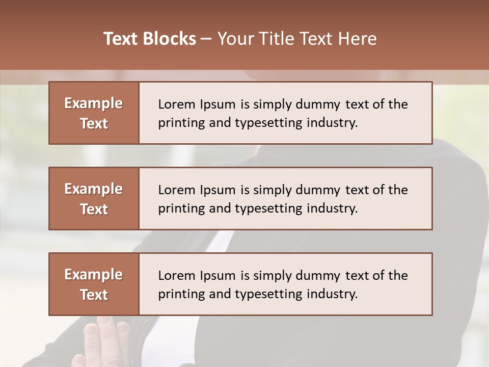 Beautiful Stern Young PowerPoint Template