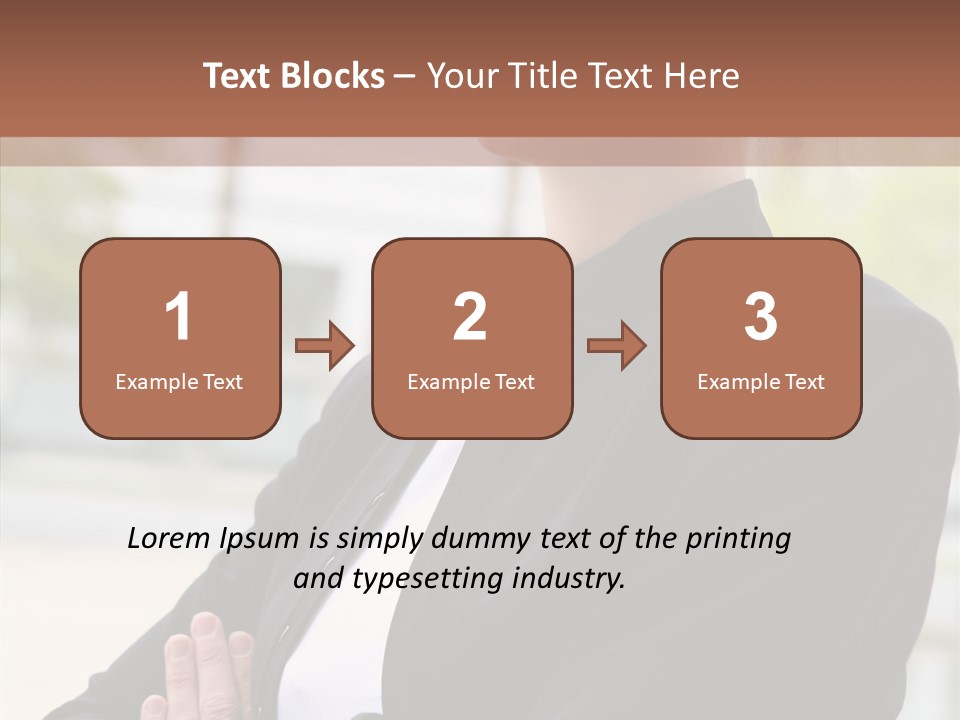 Beautiful Stern Young PowerPoint Template
