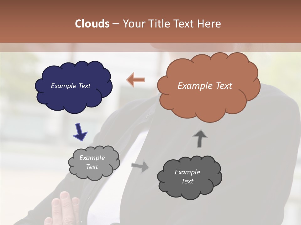 Beautiful Stern Young PowerPoint Template