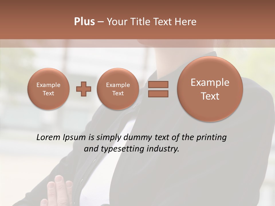 Beautiful Stern Young PowerPoint Template