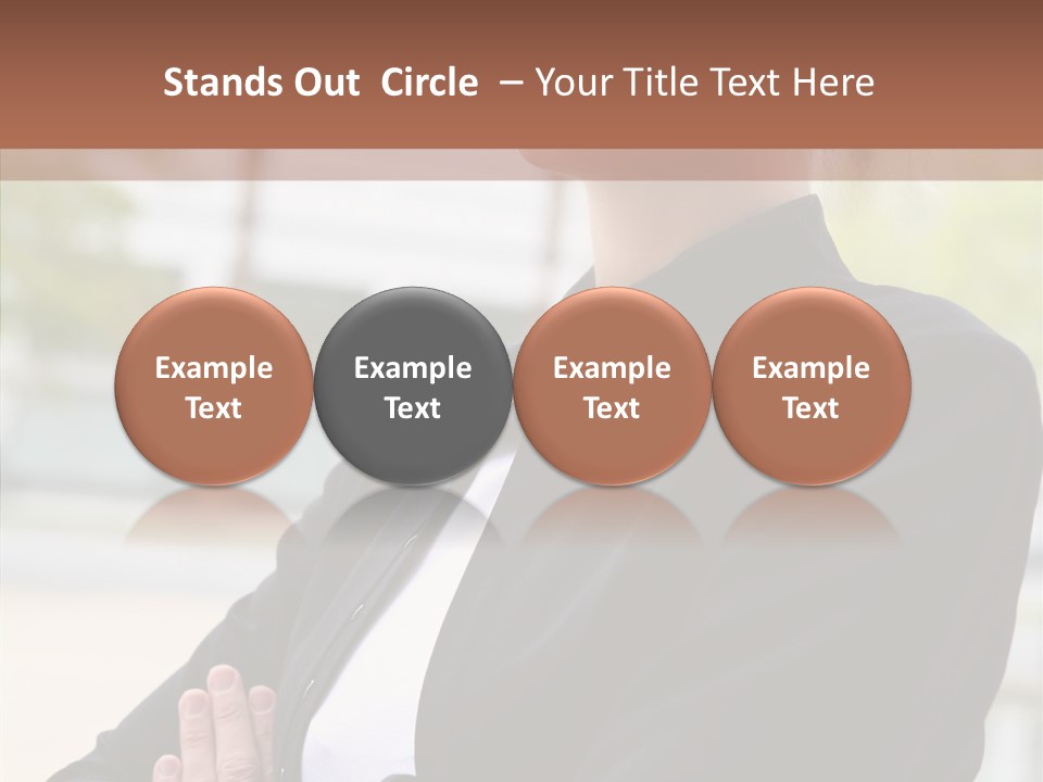 Beautiful Stern Young PowerPoint Template