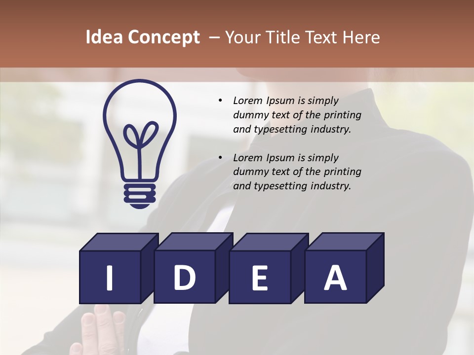 Beautiful Stern Young PowerPoint Template