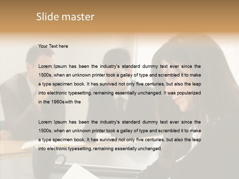 Mature Working Competition PowerPoint Template