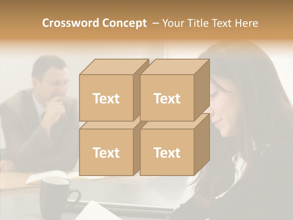 Mature Working Competition PowerPoint Template