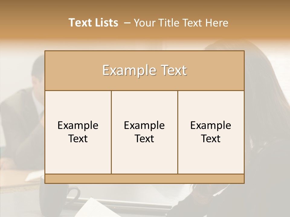 Mature Working Competition PowerPoint Template