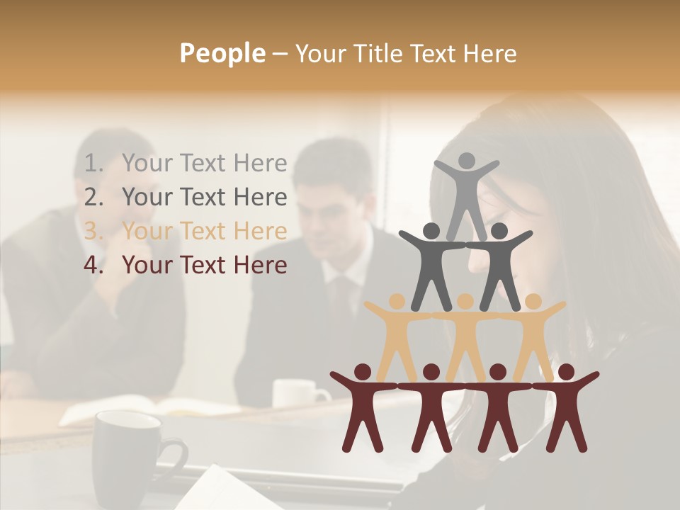 Mature Working Competition PowerPoint Template