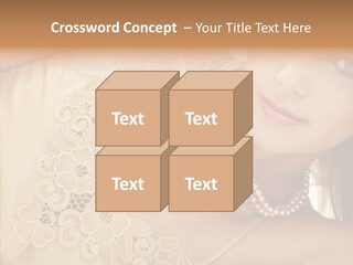 Portrait Makeup Healthy PowerPoint Template