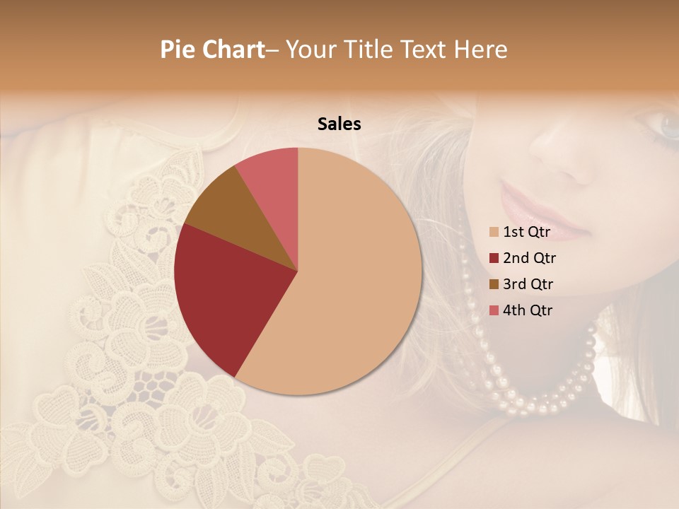 Portrait Makeup Healthy PowerPoint Template