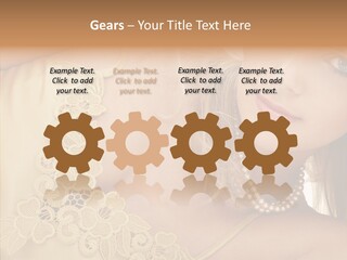 Portrait Makeup Healthy PowerPoint Template