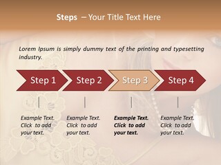 Portrait Makeup Healthy PowerPoint Template