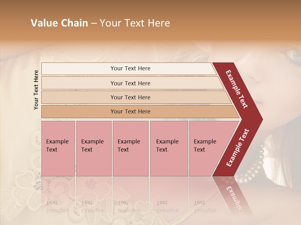Portrait Makeup Healthy PowerPoint Template