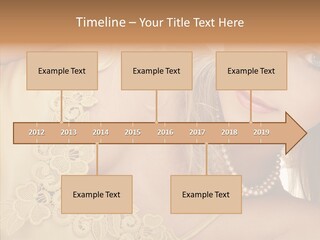 Portrait Makeup Healthy PowerPoint Template