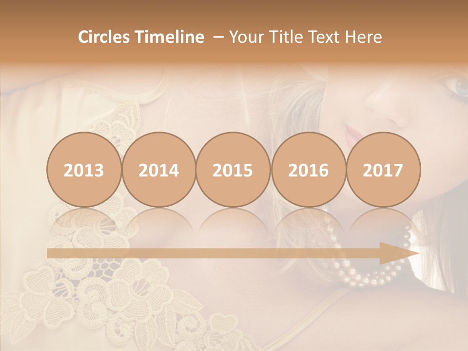 Portrait Makeup Healthy PowerPoint Template