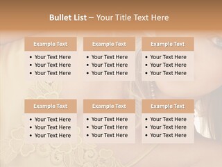 Portrait Makeup Healthy PowerPoint Template