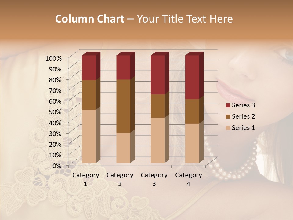 Portrait Makeup Healthy PowerPoint Template