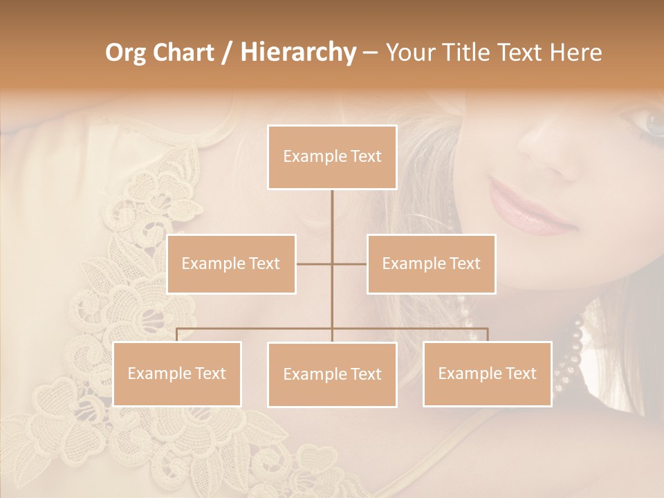 Portrait Makeup Healthy PowerPoint Template