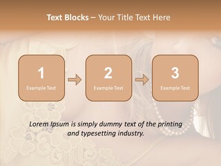 Portrait Makeup Healthy PowerPoint Template