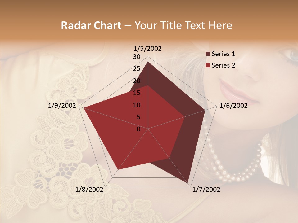 Portrait Makeup Healthy PowerPoint Template