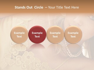 Portrait Makeup Healthy PowerPoint Template