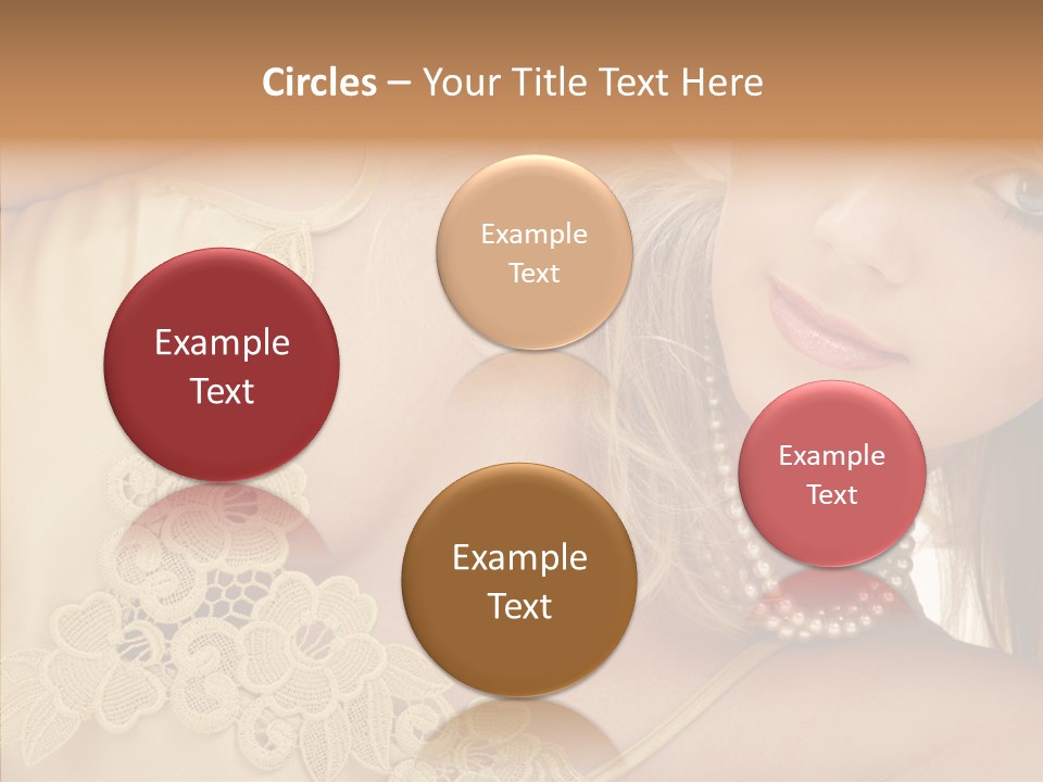 Portrait Makeup Healthy PowerPoint Template