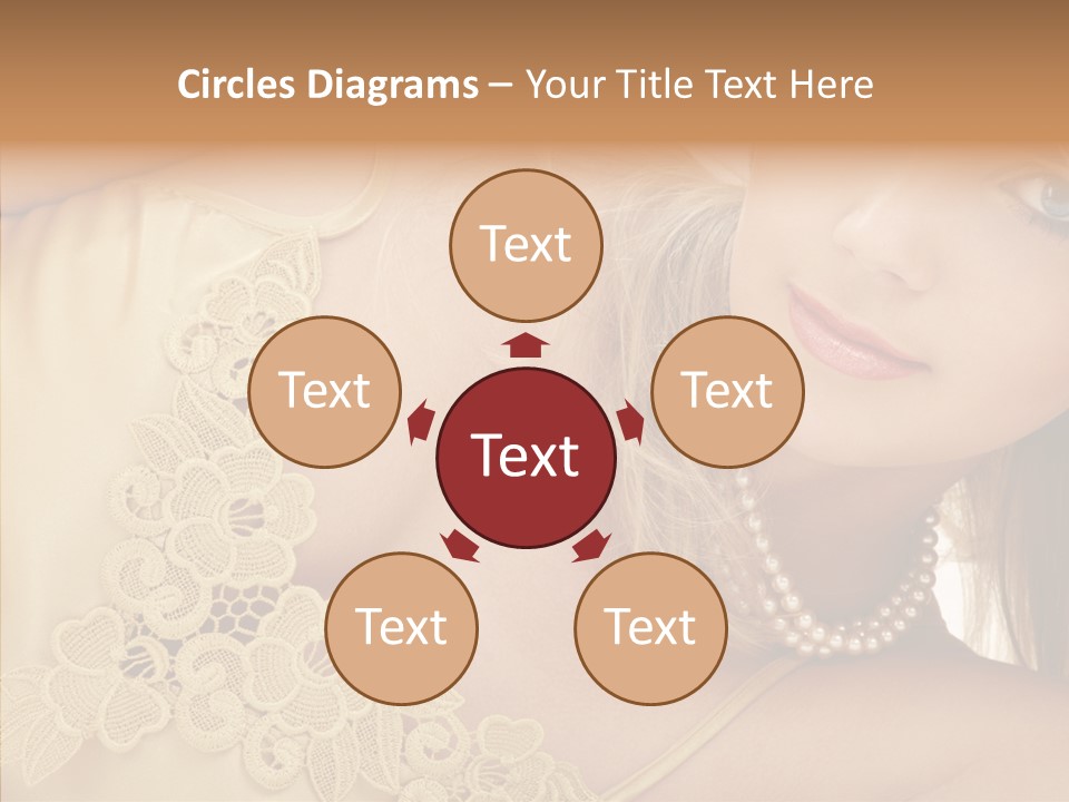 Portrait Makeup Healthy PowerPoint Template