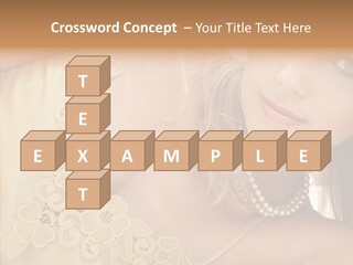 Portrait Makeup Healthy PowerPoint Template