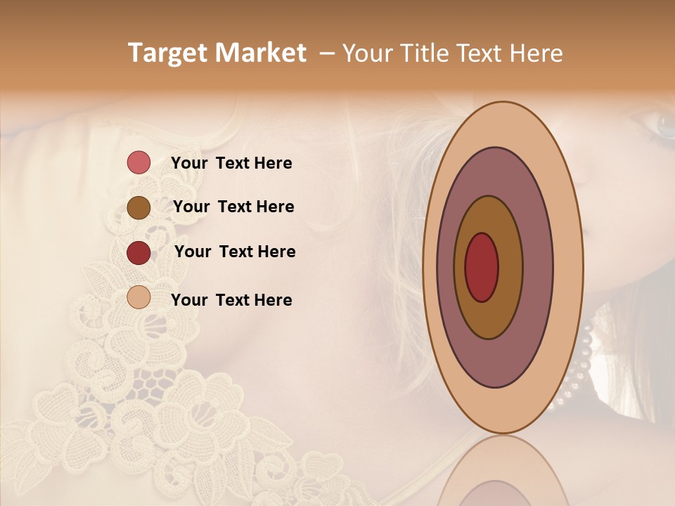 Portrait Makeup Healthy PowerPoint Template