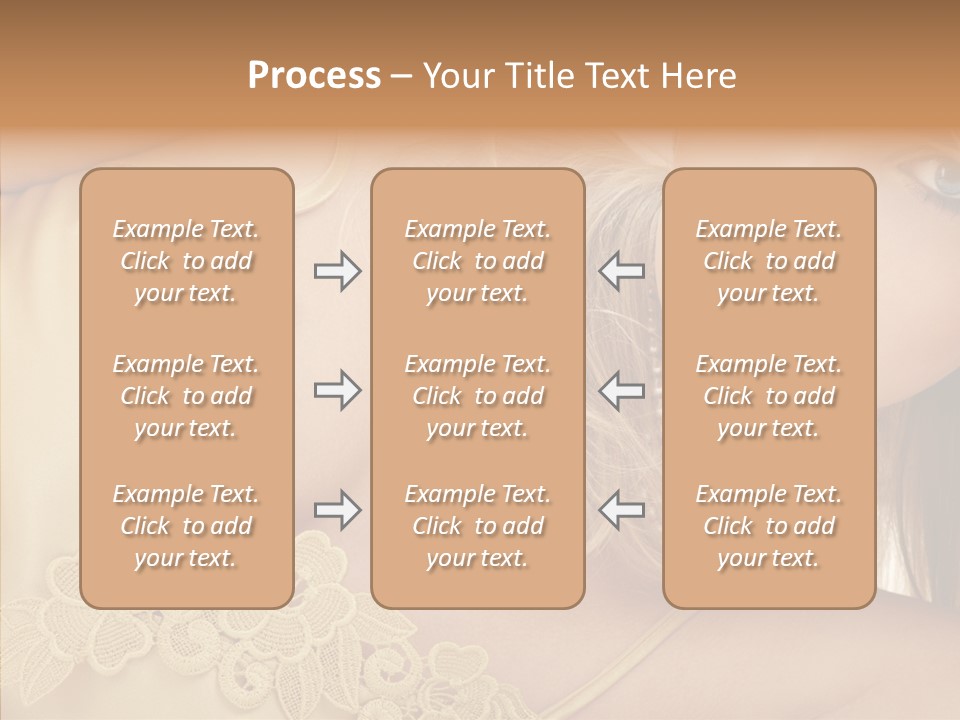 Portrait Makeup Healthy PowerPoint Template