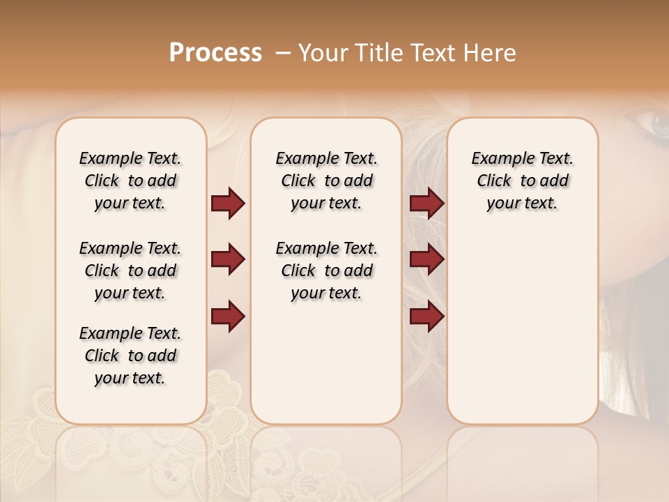 Portrait Makeup Healthy PowerPoint Template