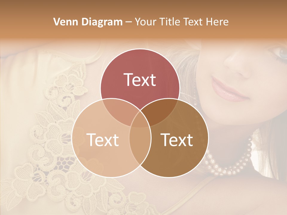 Portrait Makeup Healthy PowerPoint Template