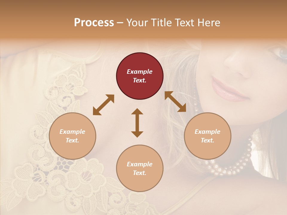 Portrait Makeup Healthy PowerPoint Template