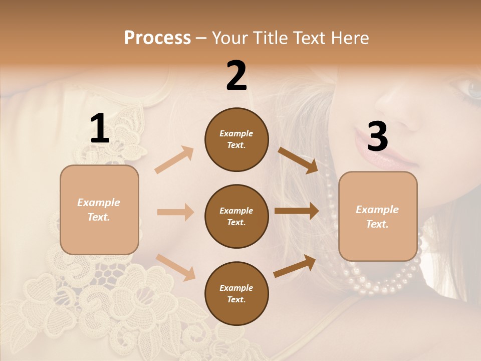 Portrait Makeup Healthy PowerPoint Template