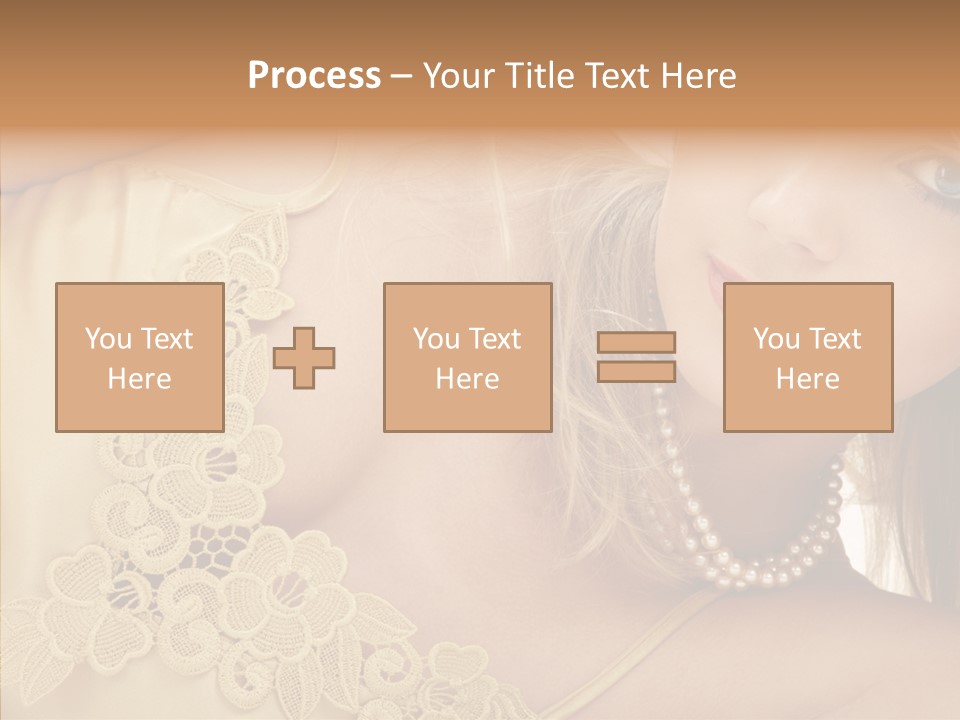 Portrait Makeup Healthy PowerPoint Template